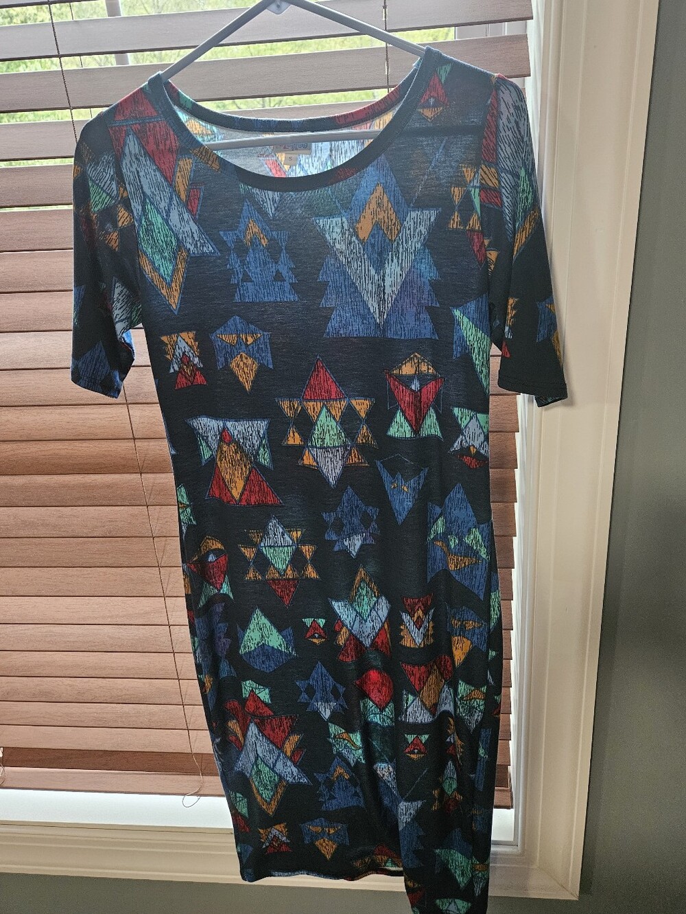 LuLaRoe Julia Aztec Print Dress Size S